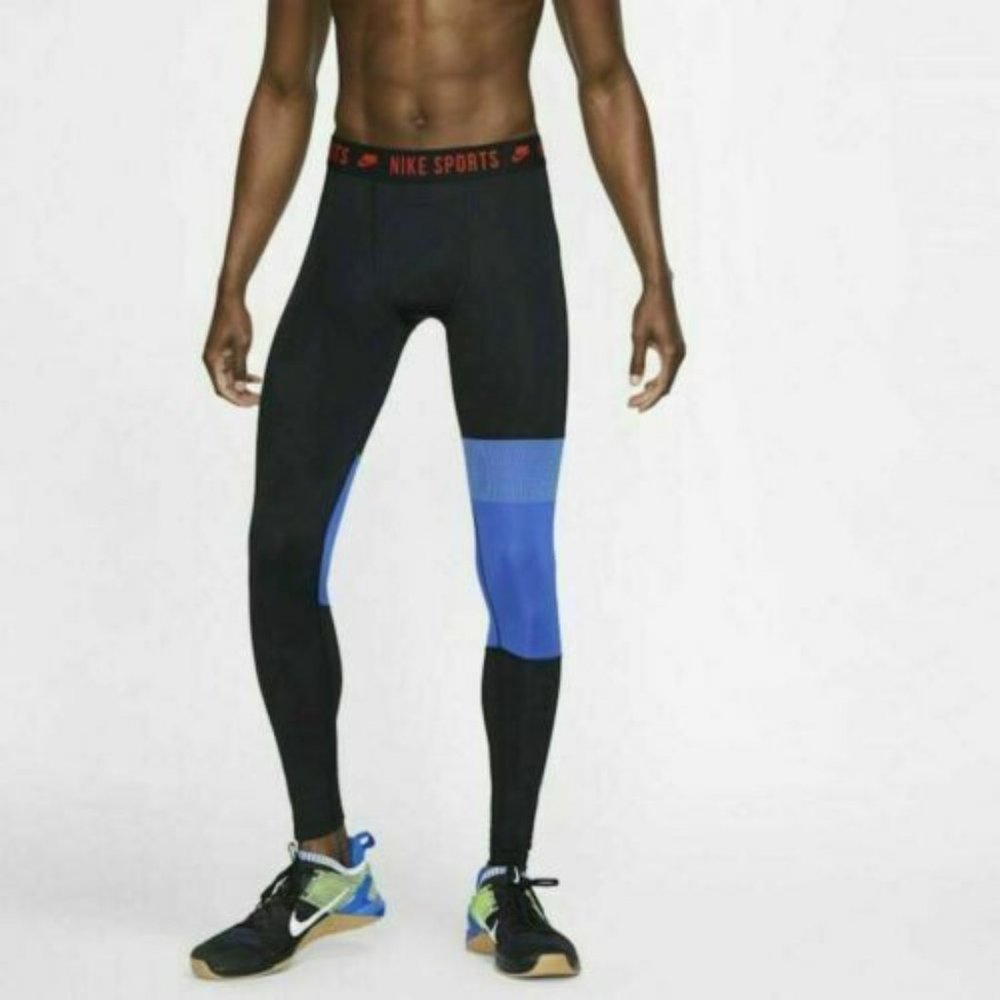 Nike Pro Sports Men's Clash Training Tight Leggings Size CD6138-010 NEW